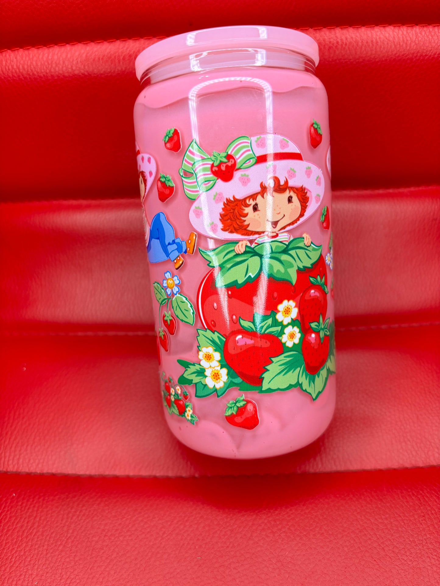 16oz Strawberry Shortcake Snowglobe